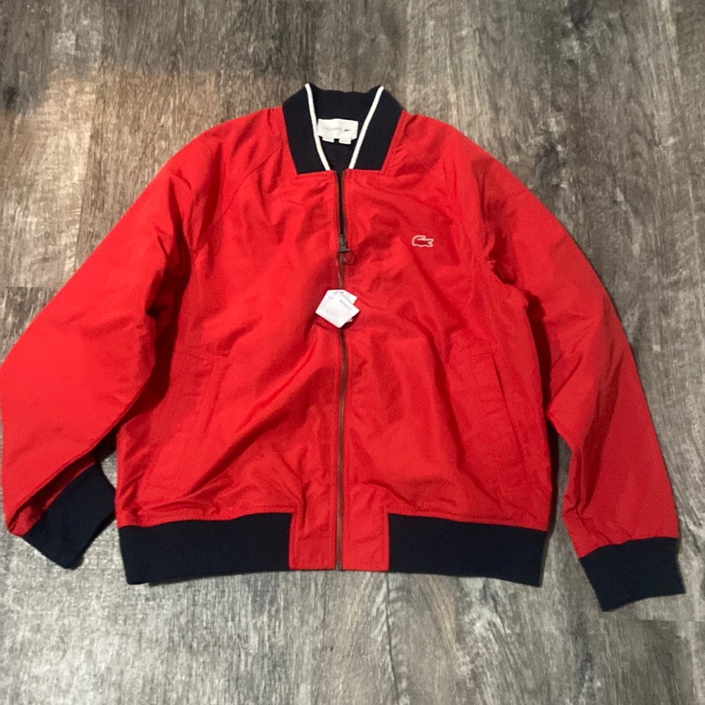 Lacoste bomber jacket new with tags